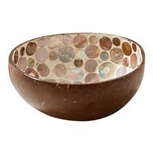 coconut bowls from coconut shells