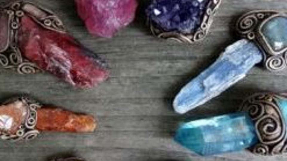 healing crystals yoga