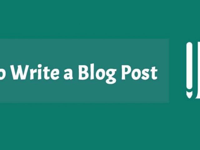 how to write blog post