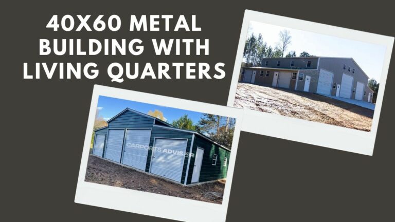 40×60 Metal Building With Living Quarters