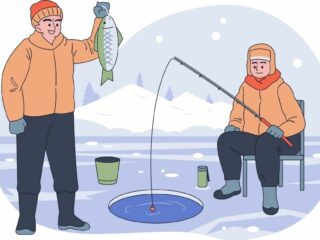 ice fishing