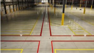 warehouse line marking